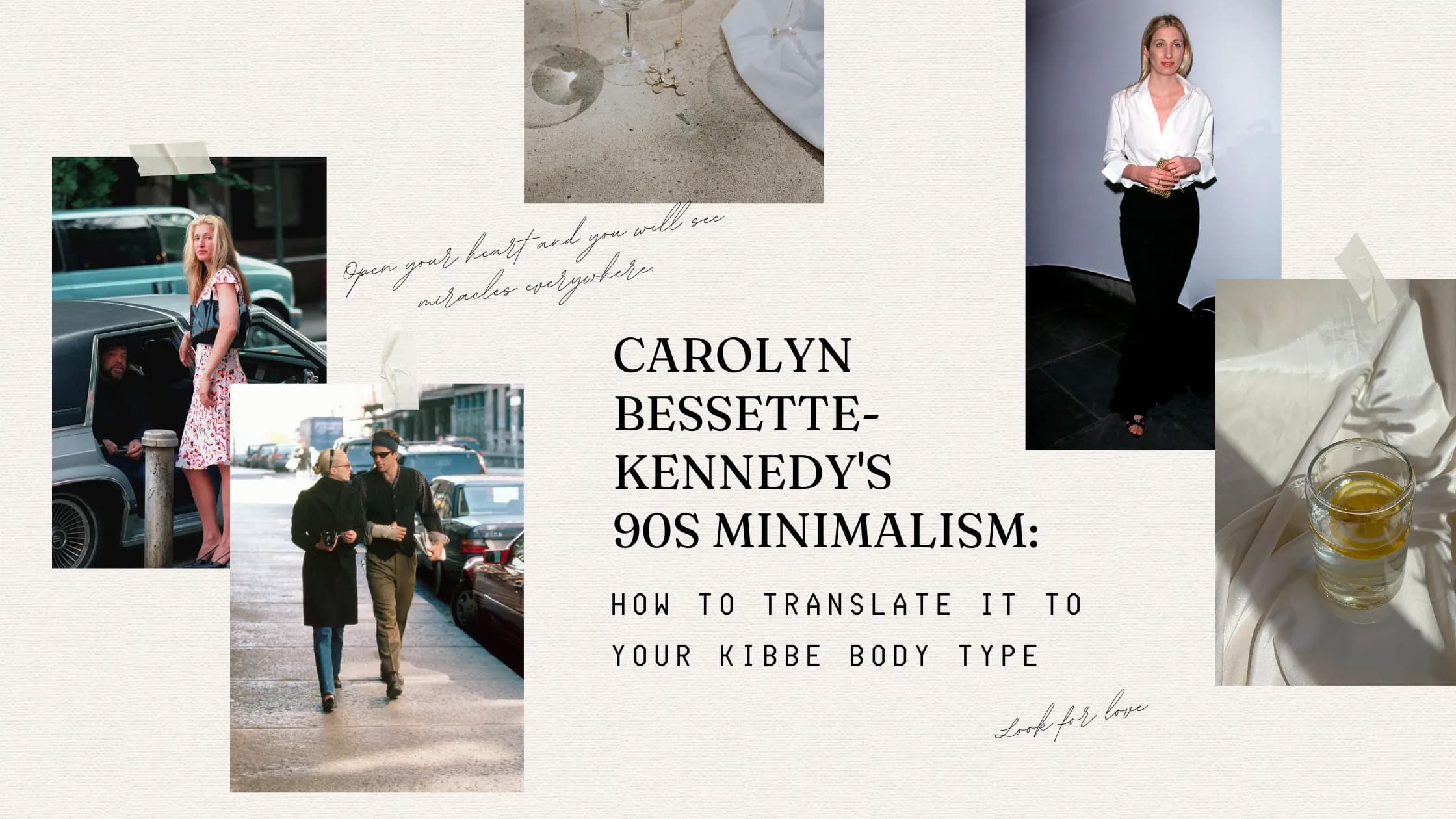 Carolyn Bessette-Kennedy's 90s Minimalism